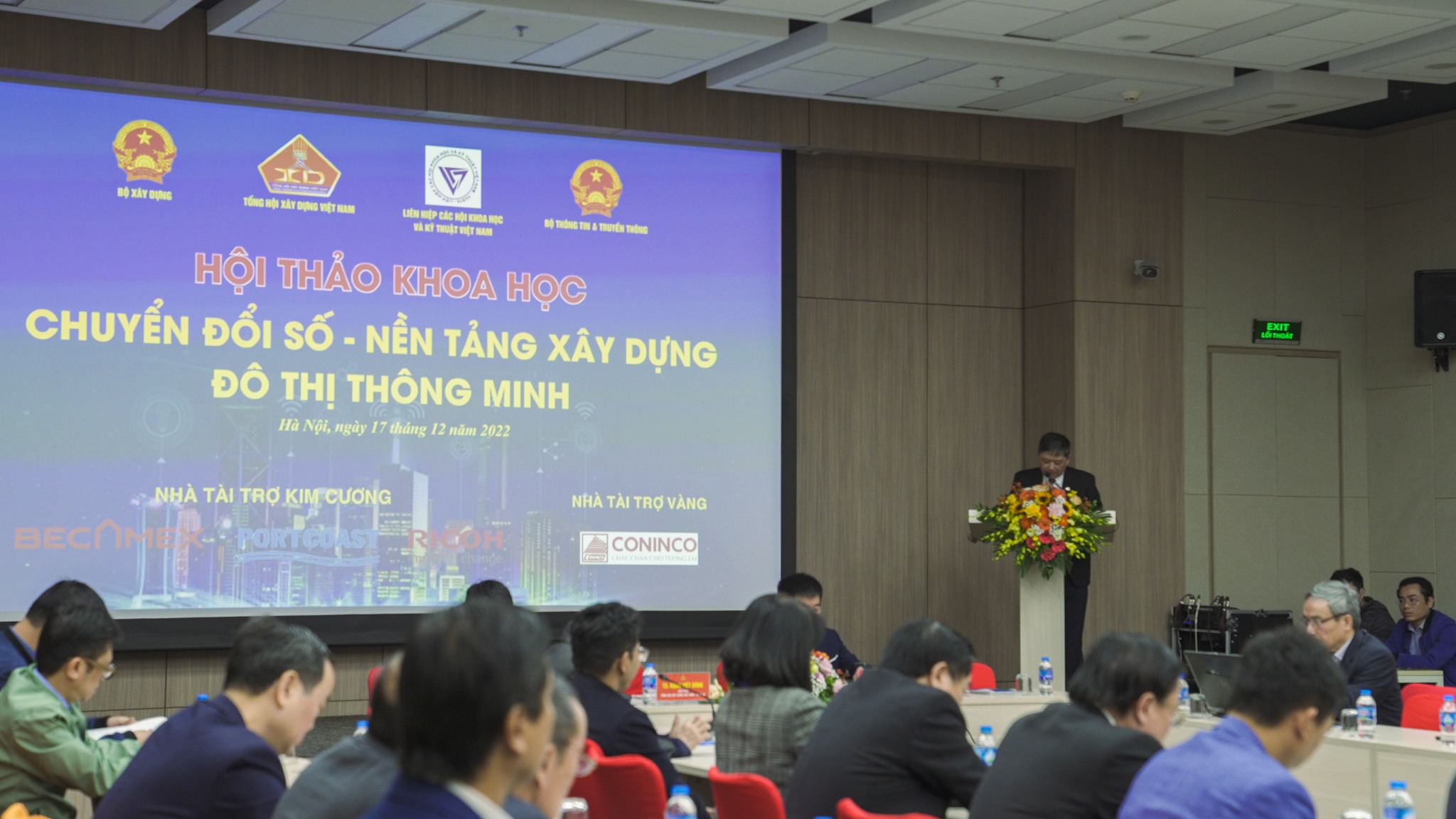 Portcoast presented at a seminar about "Digital transformation - The foundation for building a smart city"