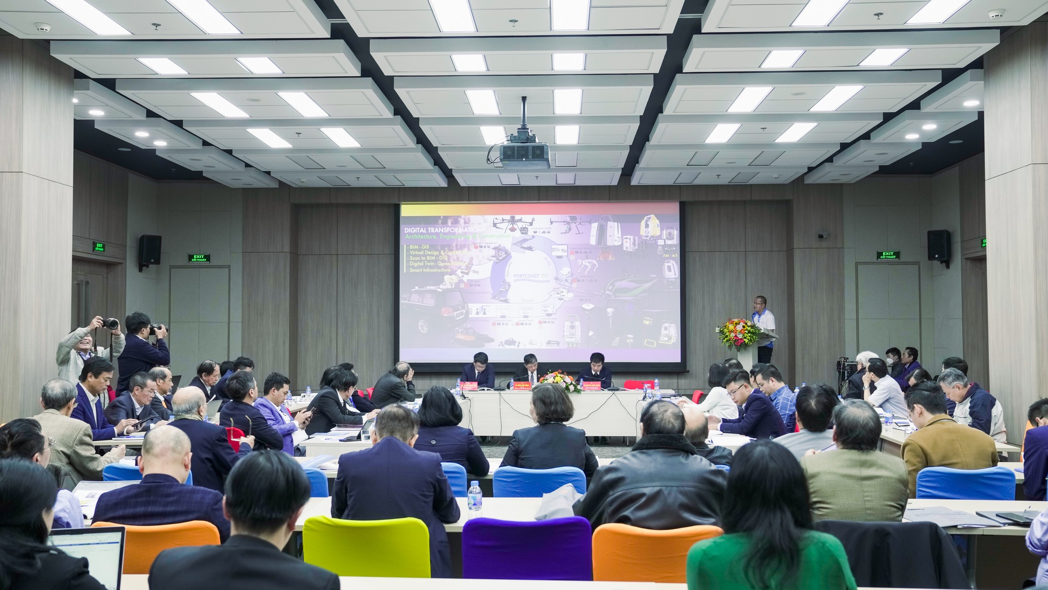 Portcoast presented at a seminar about "Digital transformation - The foundation for building a smart city"